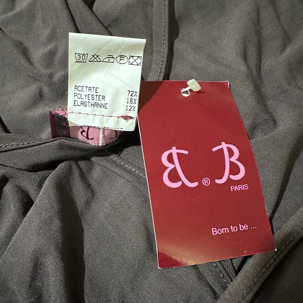 Born To Be/ Wrap Front Blouse/Color Grey
Size Large - Picture 7 of 8